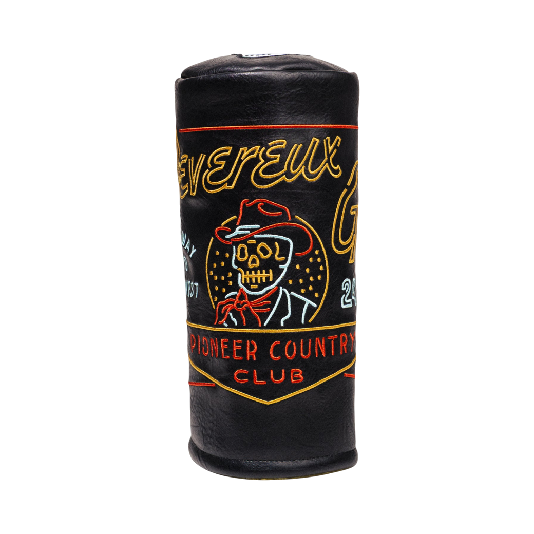 【DEVEREUX GOLF】Neon Sign Barrel Driver Cover ドライバーヘッドカバー BLACK(DVR-075364840)