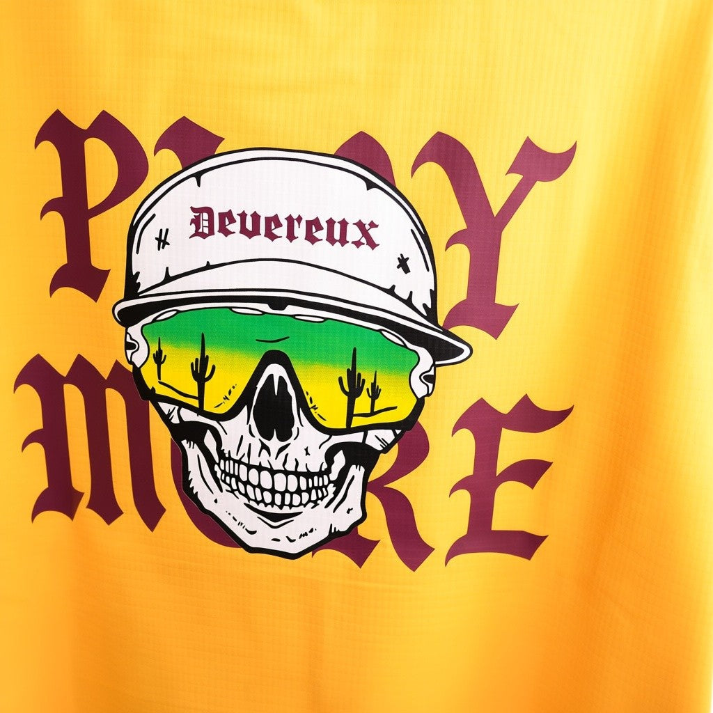 【DEVEREUX GOLF】DeadMan Running ストライプリブモック YELLOW(DVR-075754008)