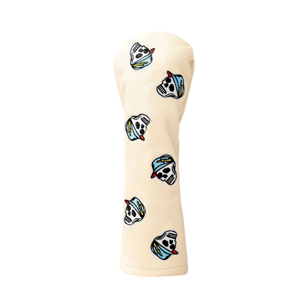 【DEVEREUX GOLF】Icon skull FW cover フェアウェイウッドカバー BONE(DVR-075754841)