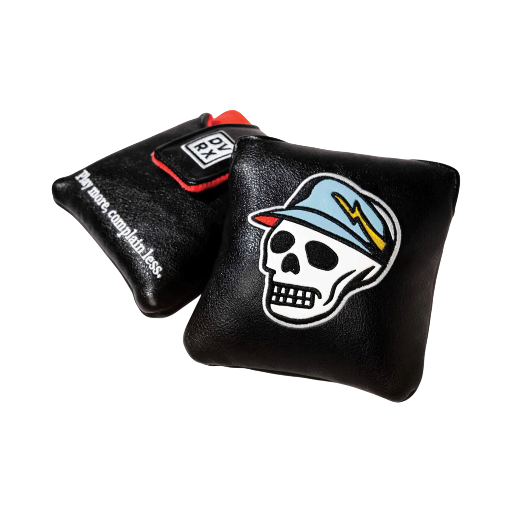 【DEVEREUX GOLF】Icon skull mallet cover マレットパターカバー CHARCOAL(DVR-075754843)