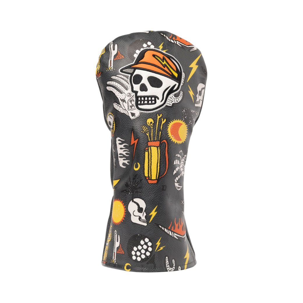 【DEVEREUX GOLF】DVG OUT OF BOUNDS DR HEAD COVER ドライバーヘッドカバー GRAPHITE(DVR-075762816)