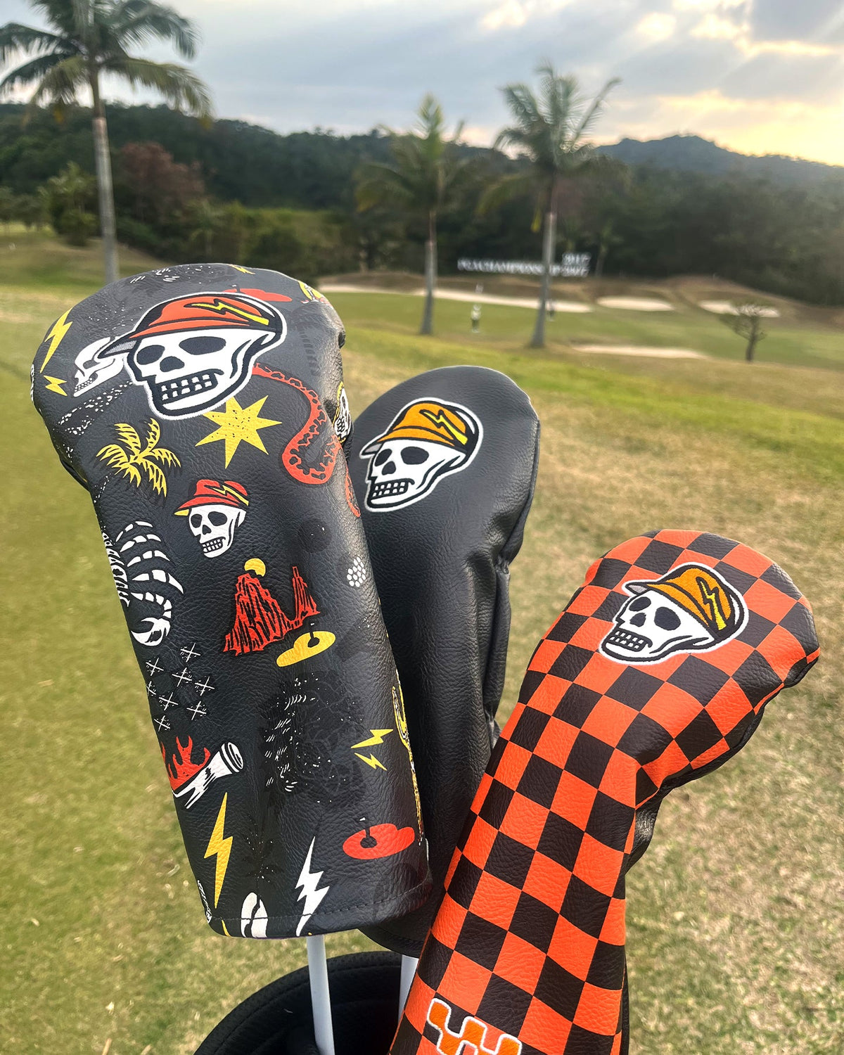 【DEVEREUX GOLF】DVG OUT OF BOUNDS FW HEAD COVER フェアウェイウッドカバー GRAPHITE(DVR-075762817)
