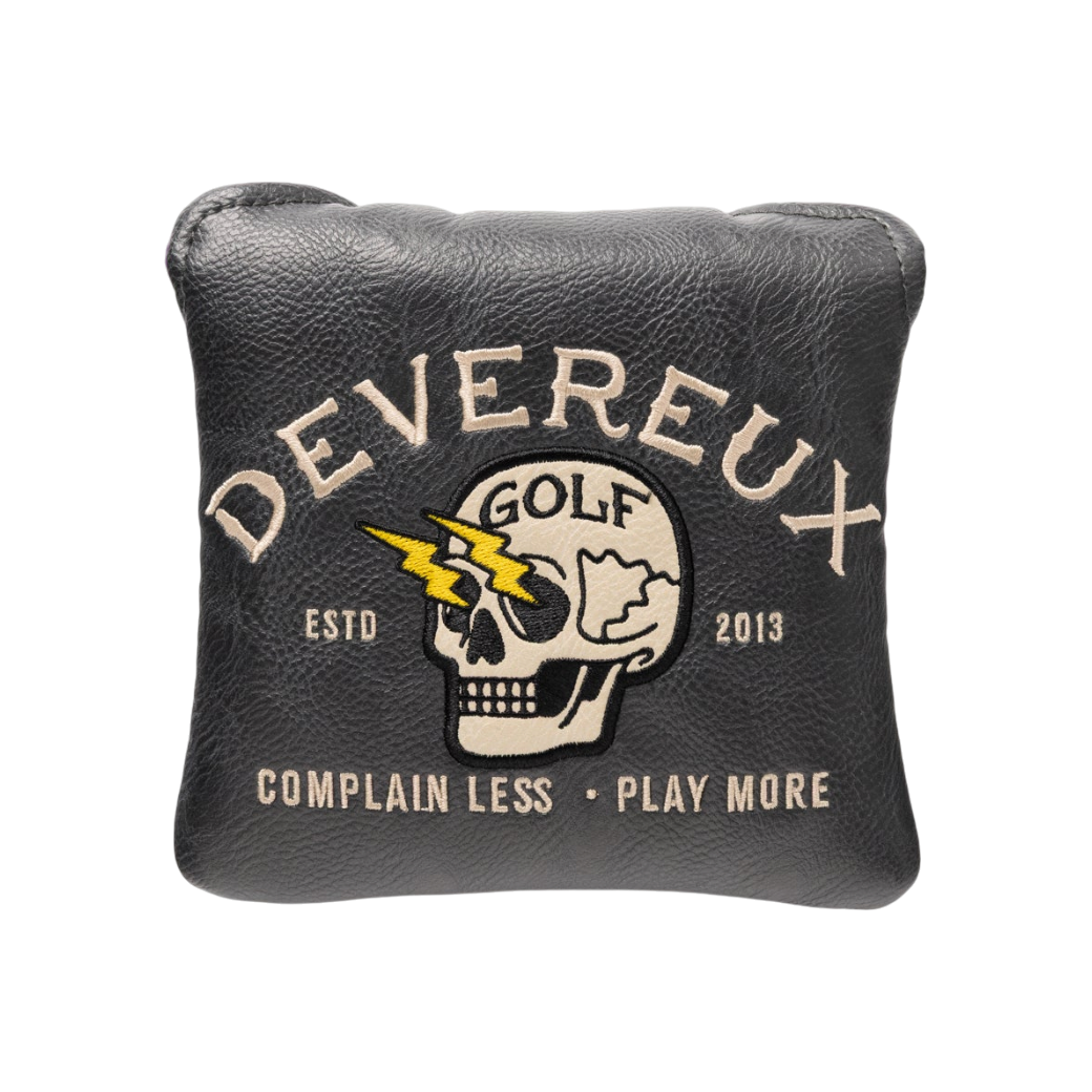 【DEVEREUX GOLF】DVG OUT OF BOUNDS MALLETCOVER マレットパターカバー GRAPHITE(DVR-075762819)