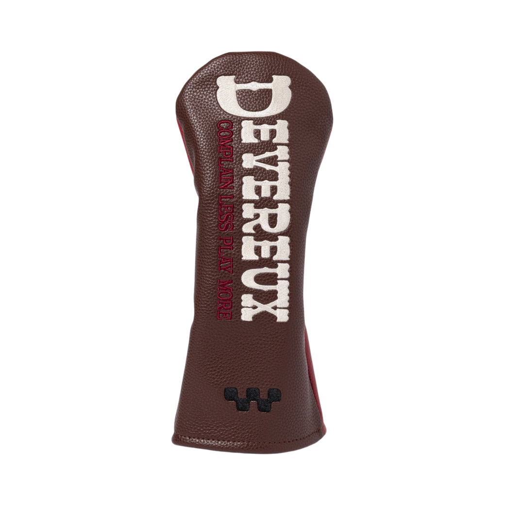 【DEVEREUX GOLF】DVG Logo UT Headcover ユーティリティヘッドカバー BURGUNDY(DVR-075764828)