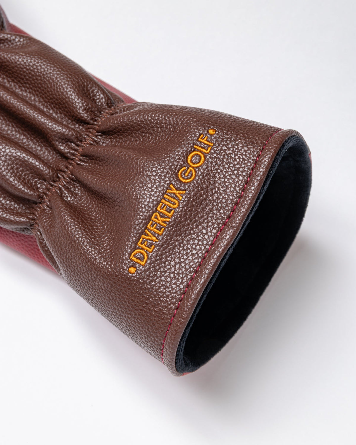 【DEVEREUX GOLF】DVG Logo UT Headcover ユーティリティヘッドカバー BURGUNDY(DVR-075764828)