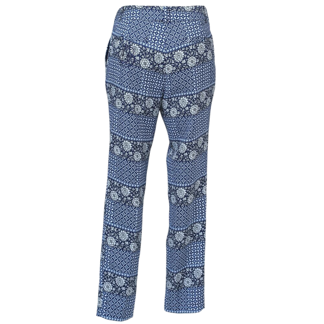 【Foglia Brillante】ロングパンツ WOMAN ORIENTAL NAVY(ZZFOB-FBALLPNT16)