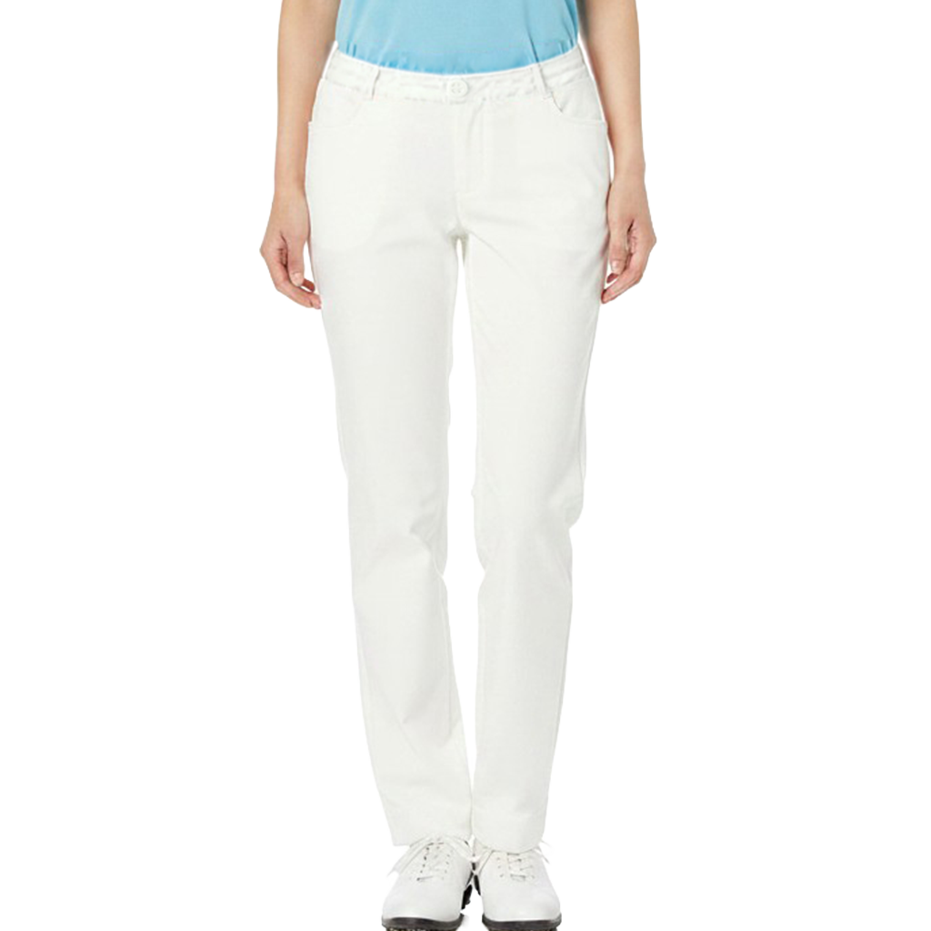 【Foglia Brillante】裾ダブルロングパンツ WOMAN WHITE(ZZFOB-FBALLPNT24)