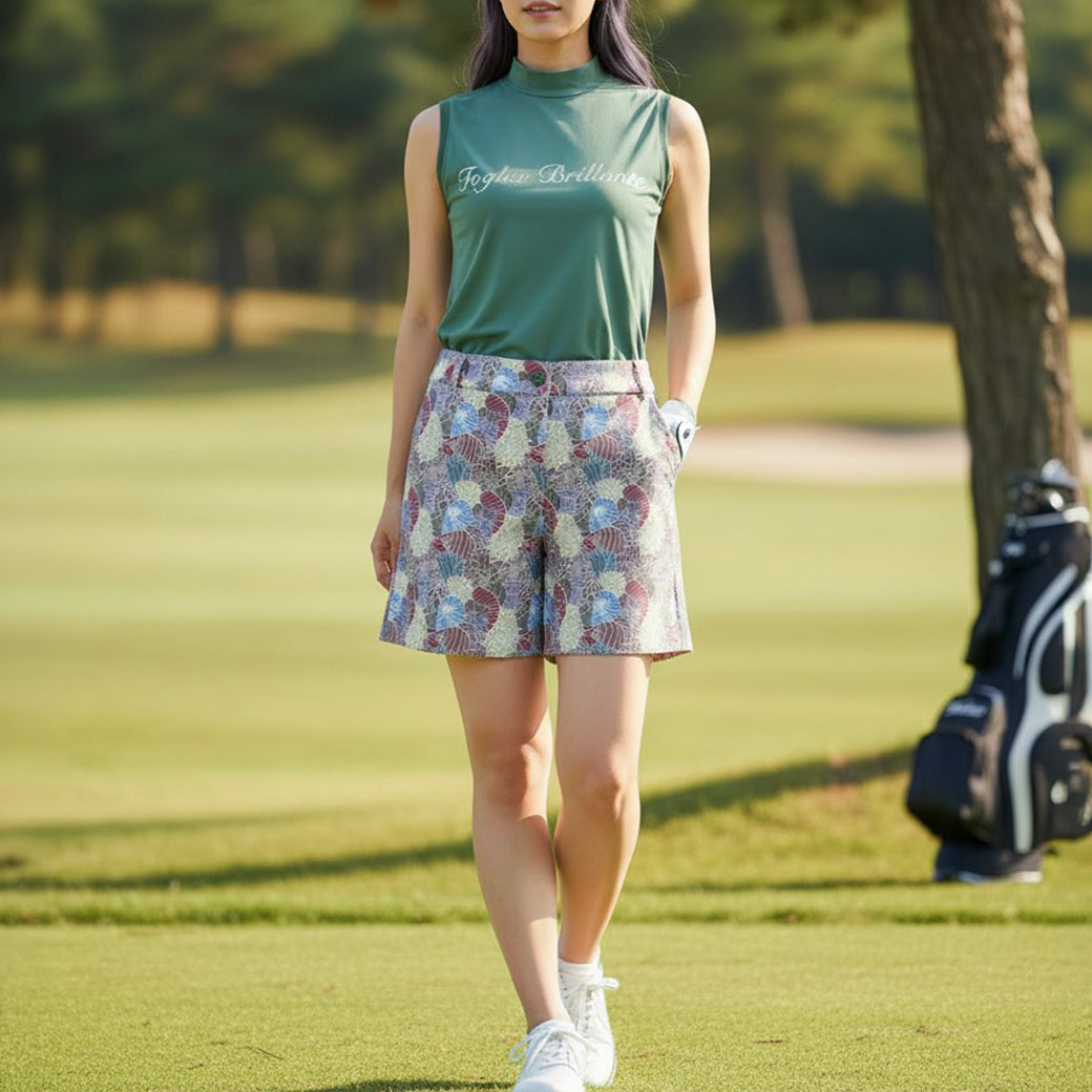 Ｆoglia Brillante レディース ショートパンツ Mサイズ WOMAN】Foglia Brillante 大人フェミニンのショートパンツスタイル