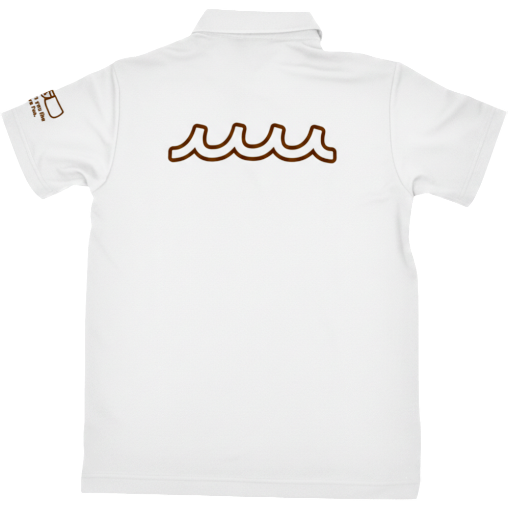 【muta】カートロゴ ポロシャツ ホワイト L(MMAX-446324-WH)