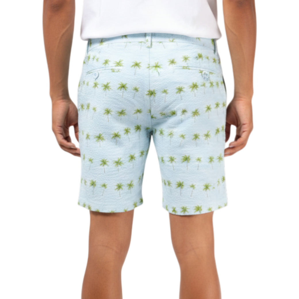 【muta】PALM シアサッカーハーフパンツ L(ブルー) MMMK-444036