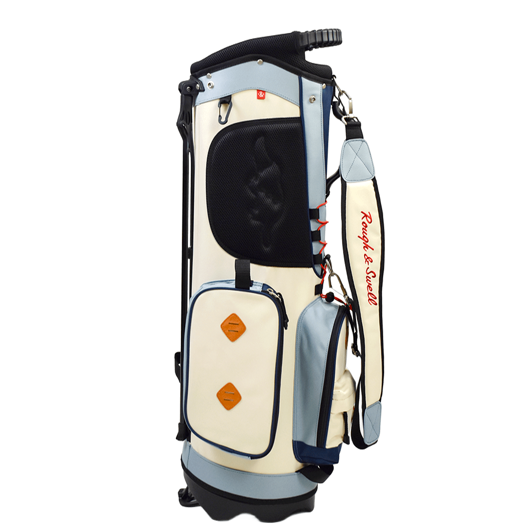 【rough&swell】MOUNTAIN CADDY キャディバッグ IVORY (ROU-RSA26014)