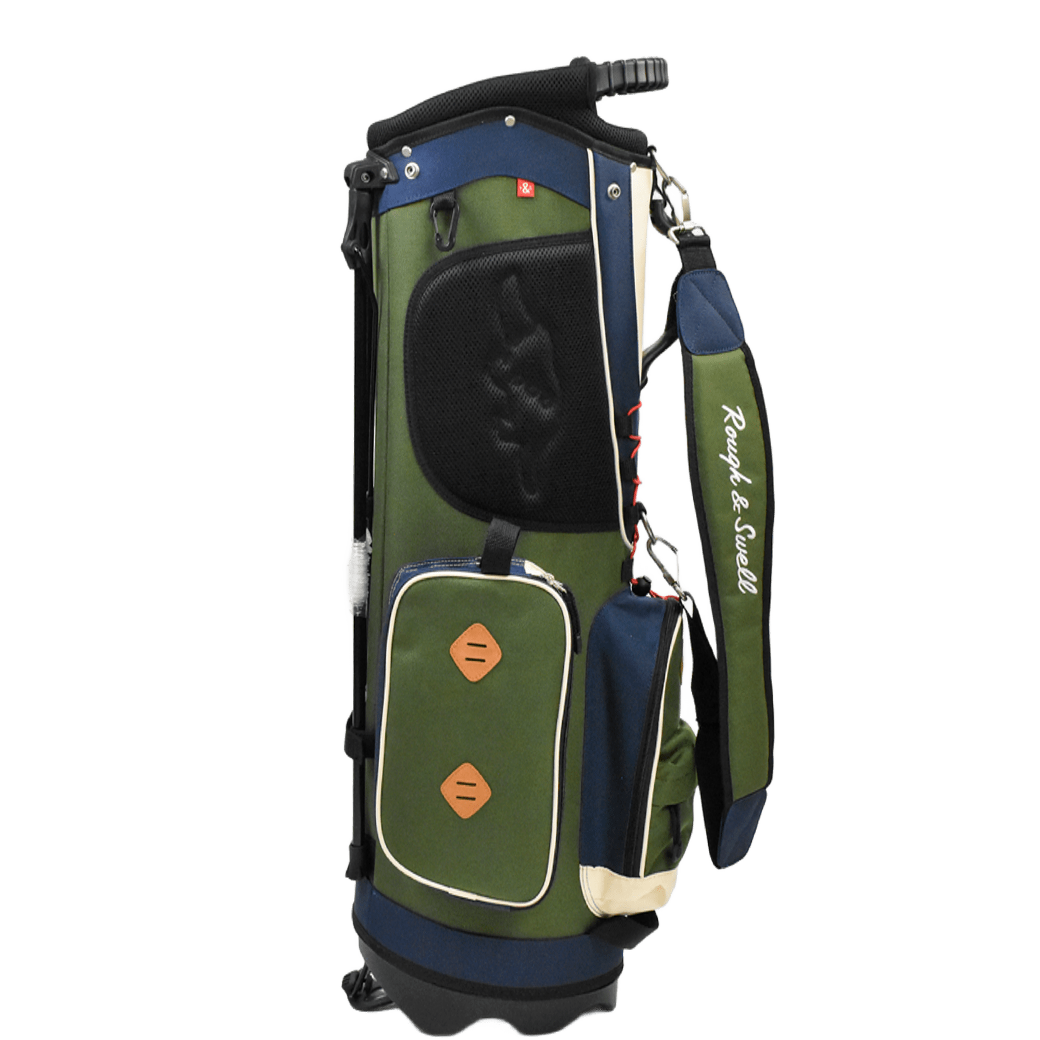 【rough&swell】MOUNTAIN CADDY キャディバッグ OLIVE (ROU-RSA26014)