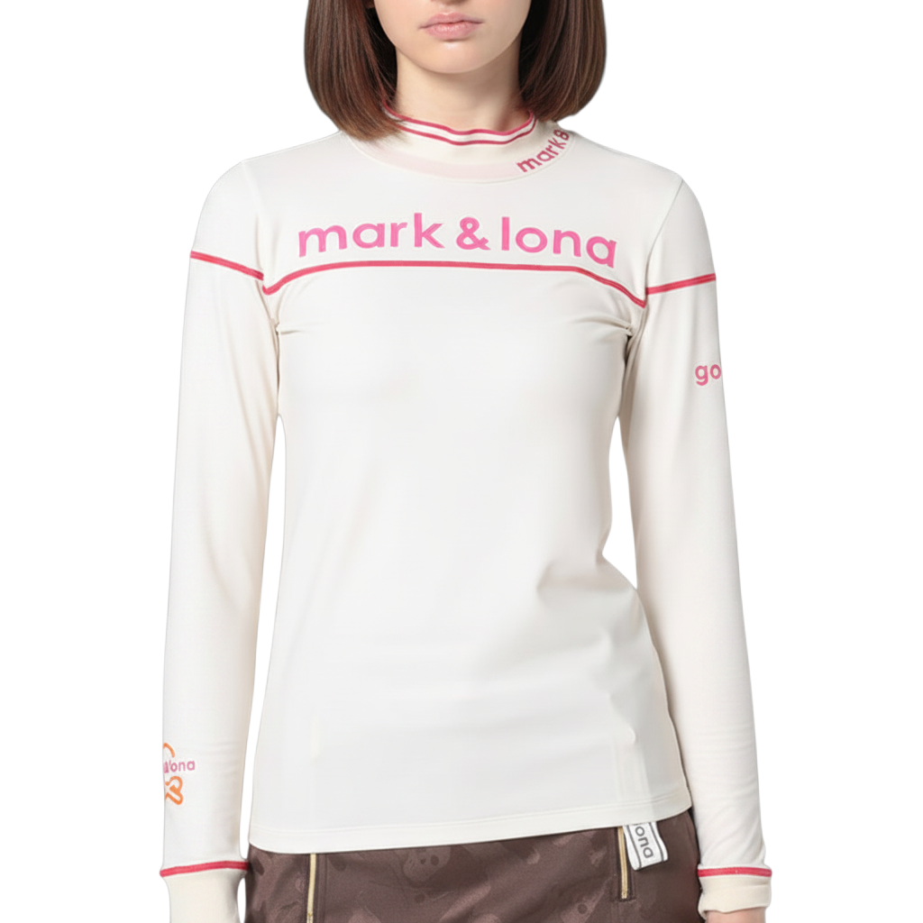 MARK&LONA】Tribe Fit Neck レディース モック OFF WHITE(MAL-MLW5CAU03) MARK&LONA】Tribe Fit Neck レディース モック OFF WHITE(MAL-MLW5CAU03)