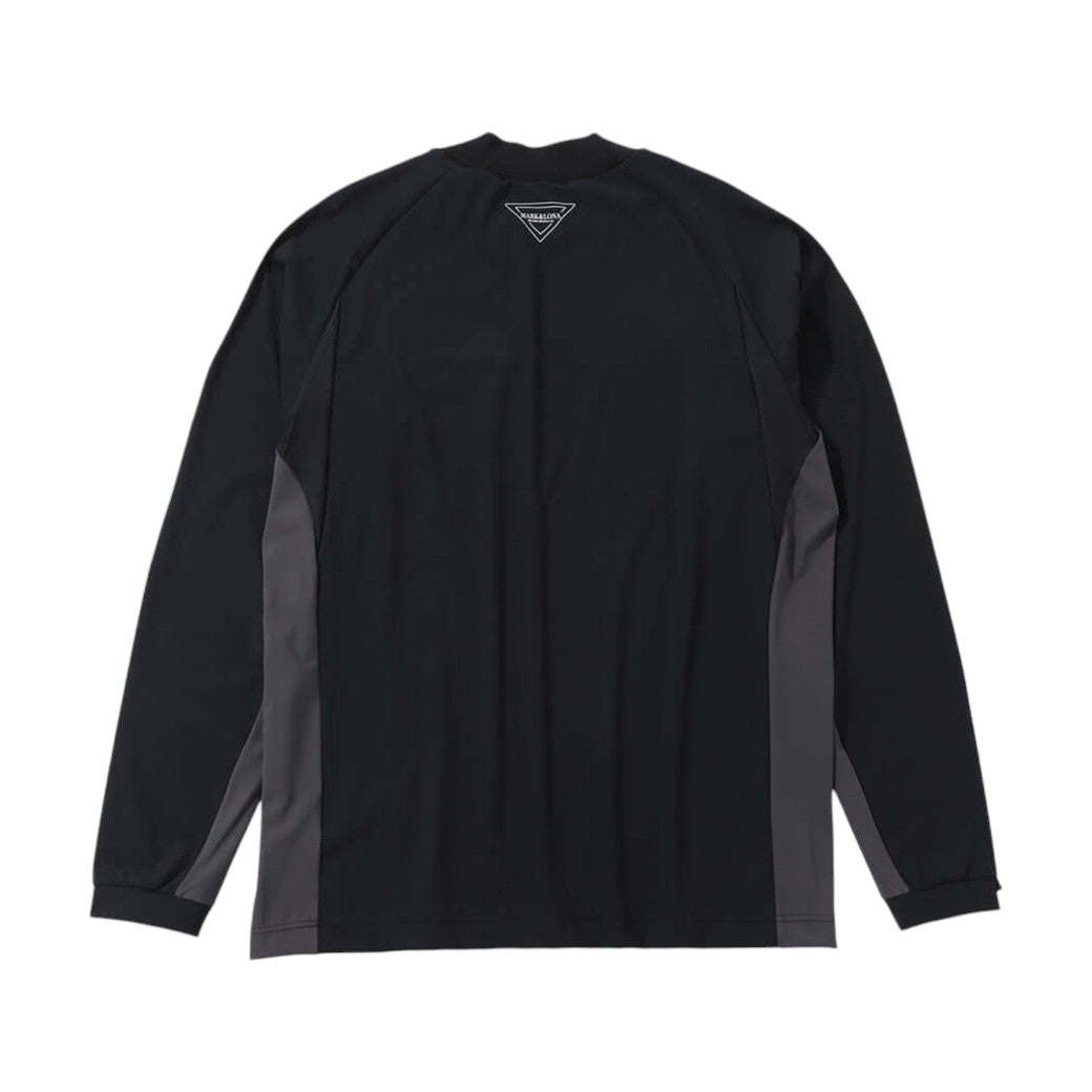 【MARK&LONA】SFMT モックネック 長袖 Tシャツ BLACK(MAL-MCM5CAA51)