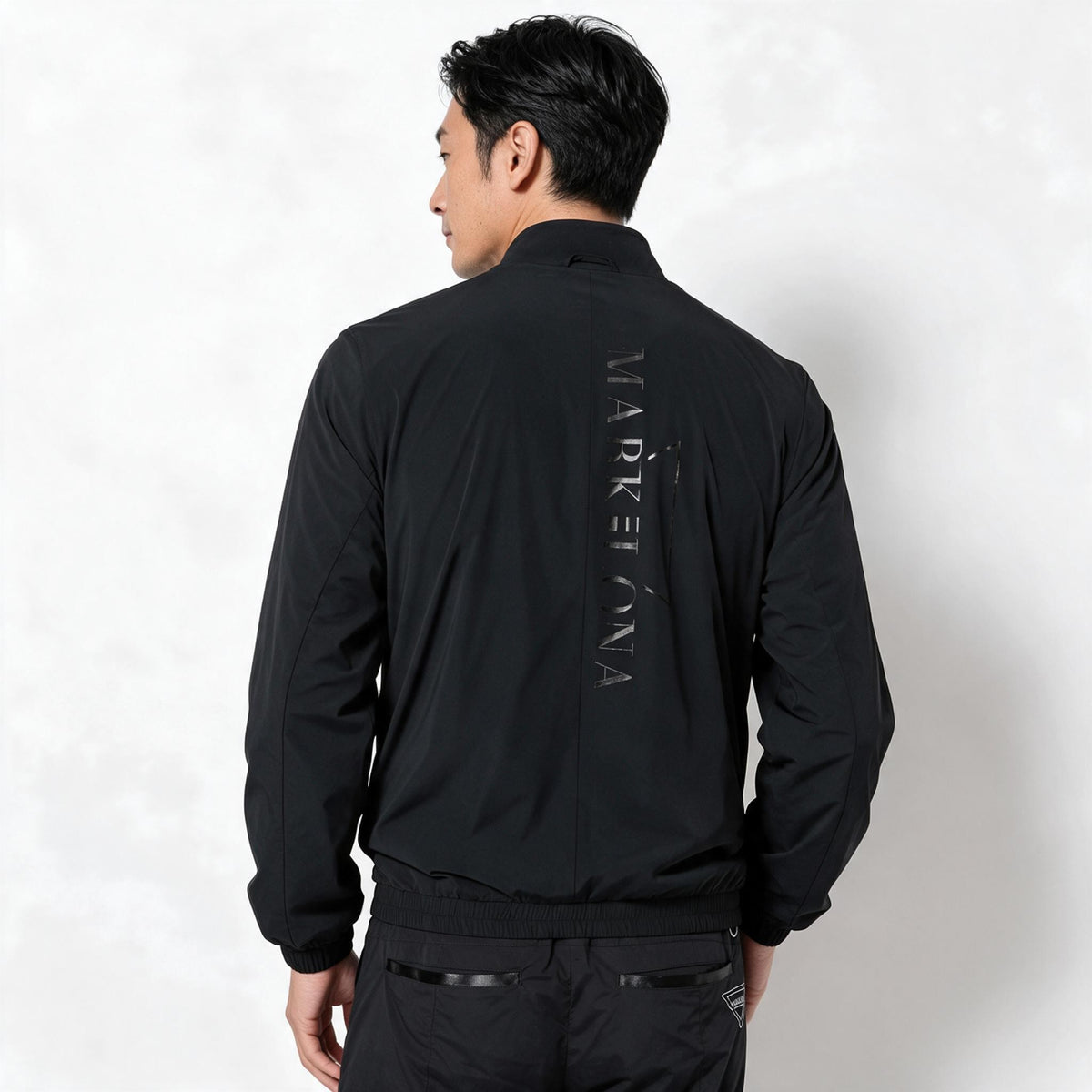 【MARK&LONA】PTJK ジャケット モックネック BLACK(MAL-MCM5CAD50)