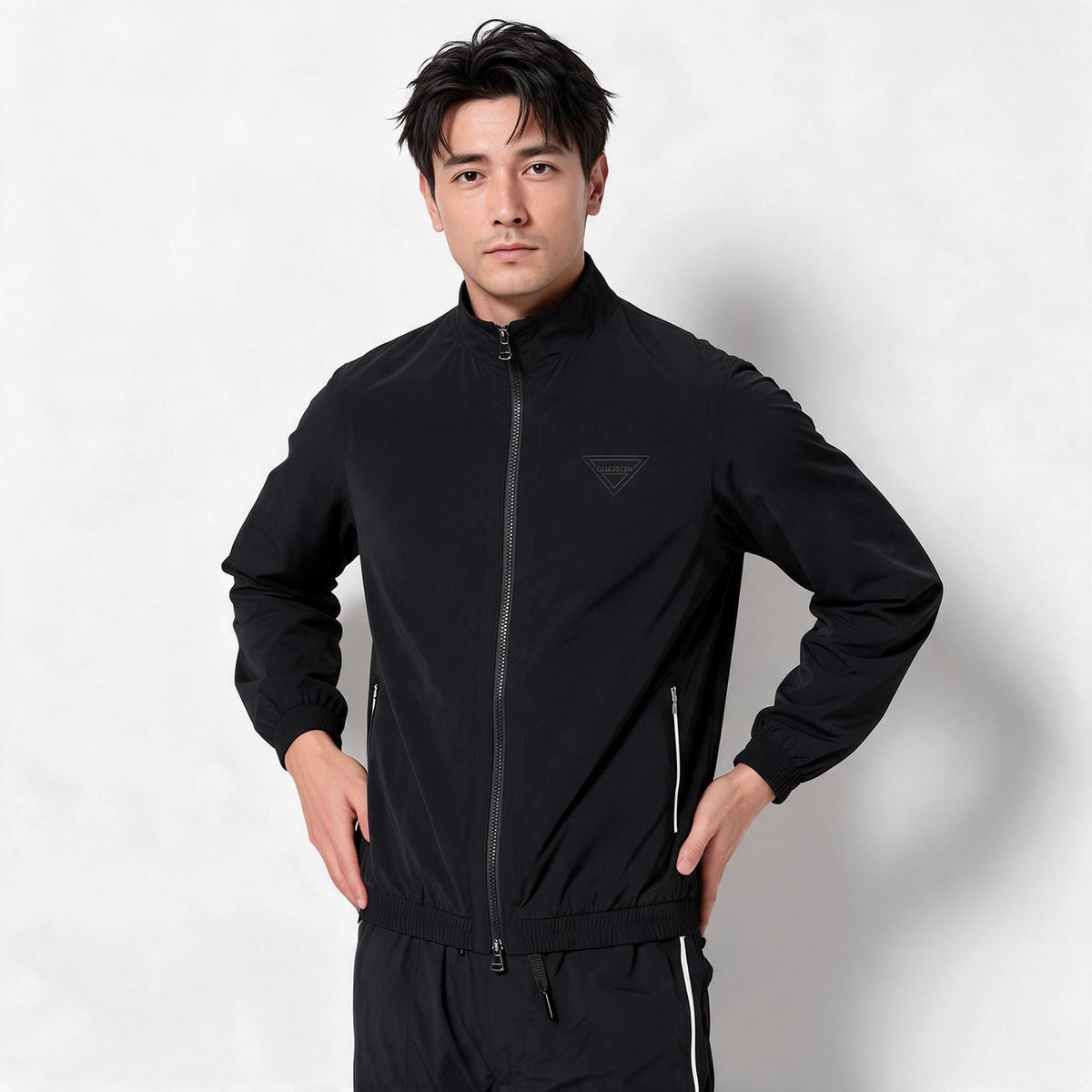 【MARK&LONA】PTJK ジャケット モックネック BLACK(MAL-MCM5CAD50)