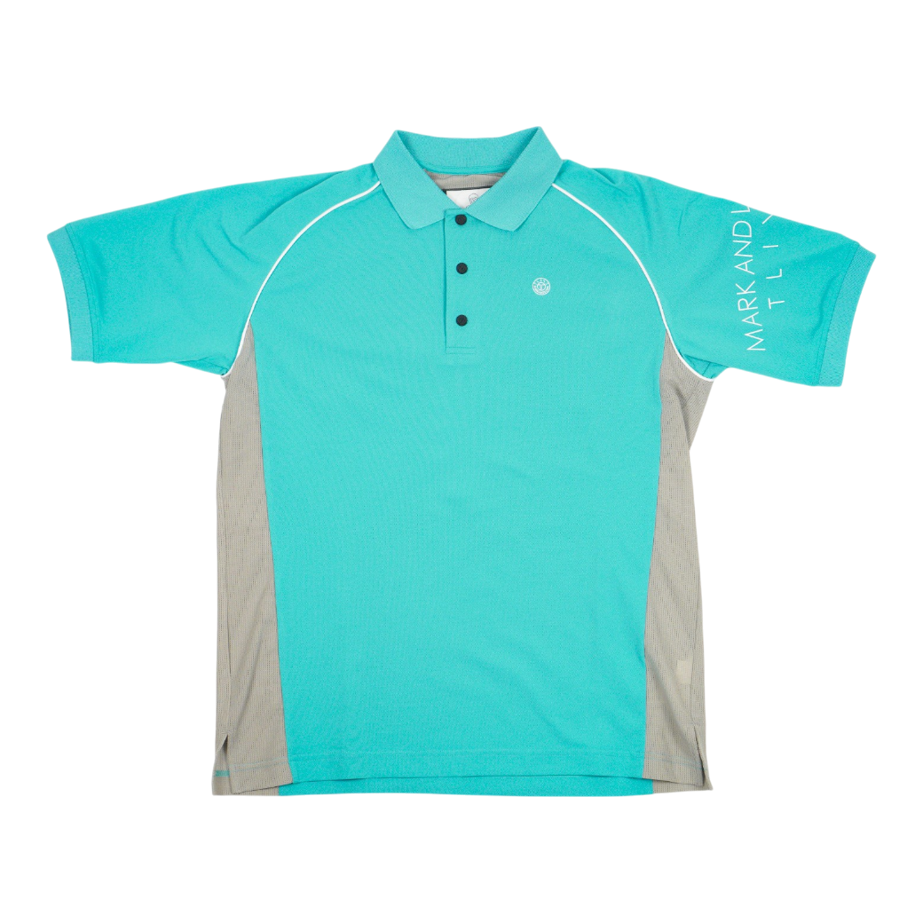 【MARK&LONA】Vault Flex Polo メンズ ポロシャツ TURQUOISE(MAL-MXM5AAP02)