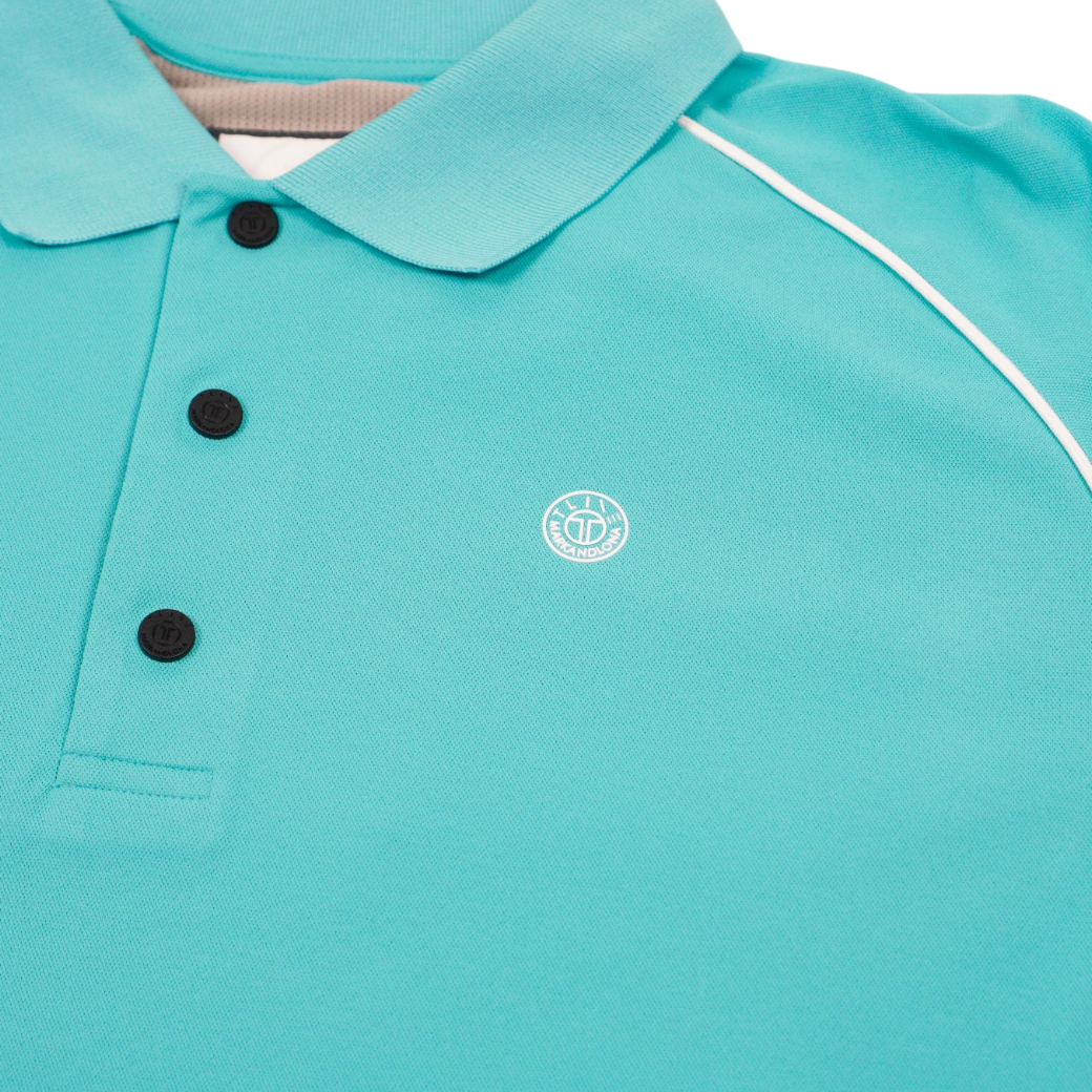 【MARK&LONA】Vault Flex Polo メンズ ポロシャツ TURQUOISE(MAL-MXM5AAP02)