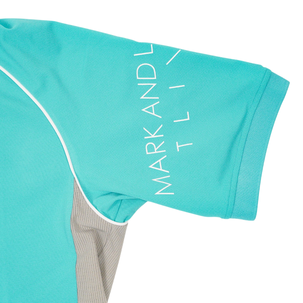 【MARK&LONA】Vault Flex Polo メンズ ポロシャツ TURQUOISE(MAL-MXM5AAP02)
