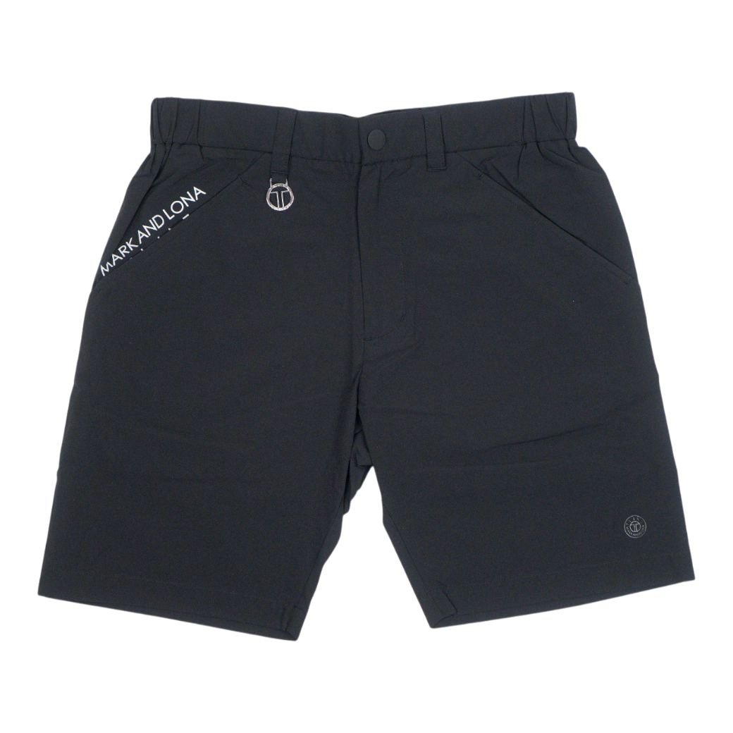 【MARK&LONA】T-LINE Summit Tapered Shorts メンズ ショートパンツ BLACK(MAL-MXM5AAT02)