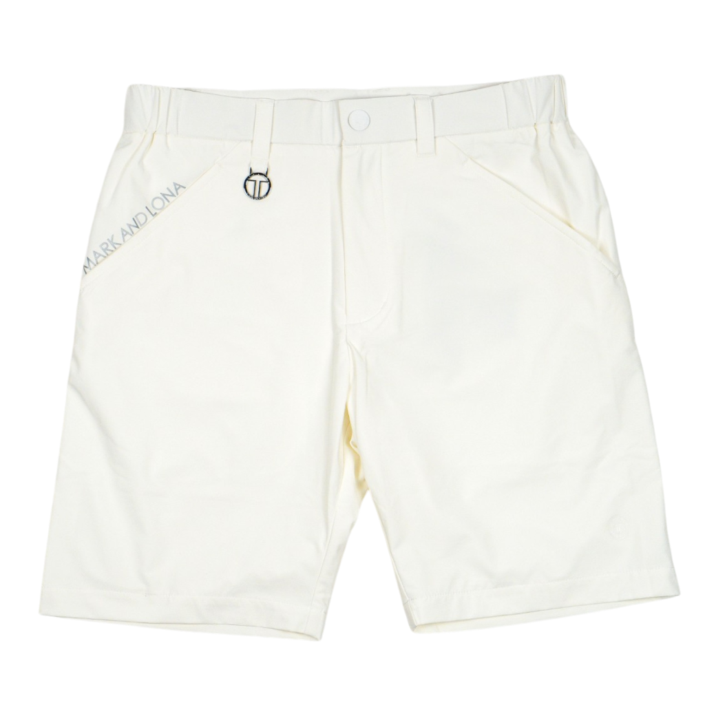 【MARK&LONA】T-LINE Summit Tapered Shorts メンズ ショートパンツ WHITE(MAL-MXM5AAT02)
