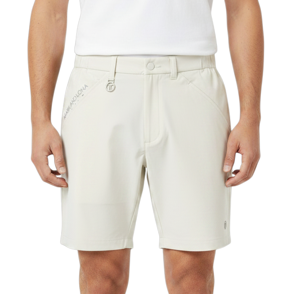 【MARK&LONA】T-LINE Summit Tapered Shorts メンズ ショートパンツ WHITE(MAL-MXM5AAT02)