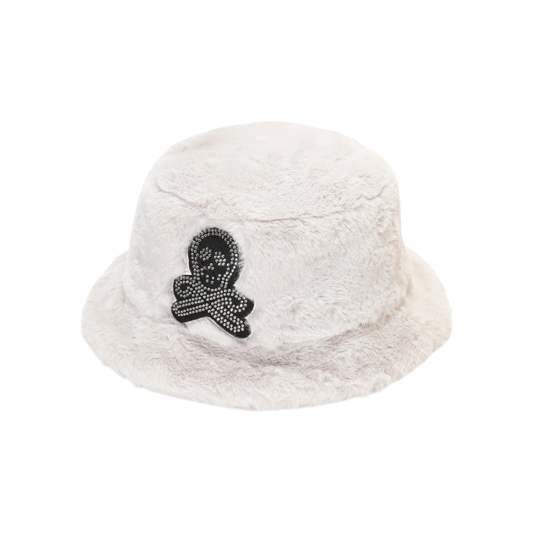 【MARK&LONA】フェイクファーバケットハット WHITE(MAL-MLF5CFC16)