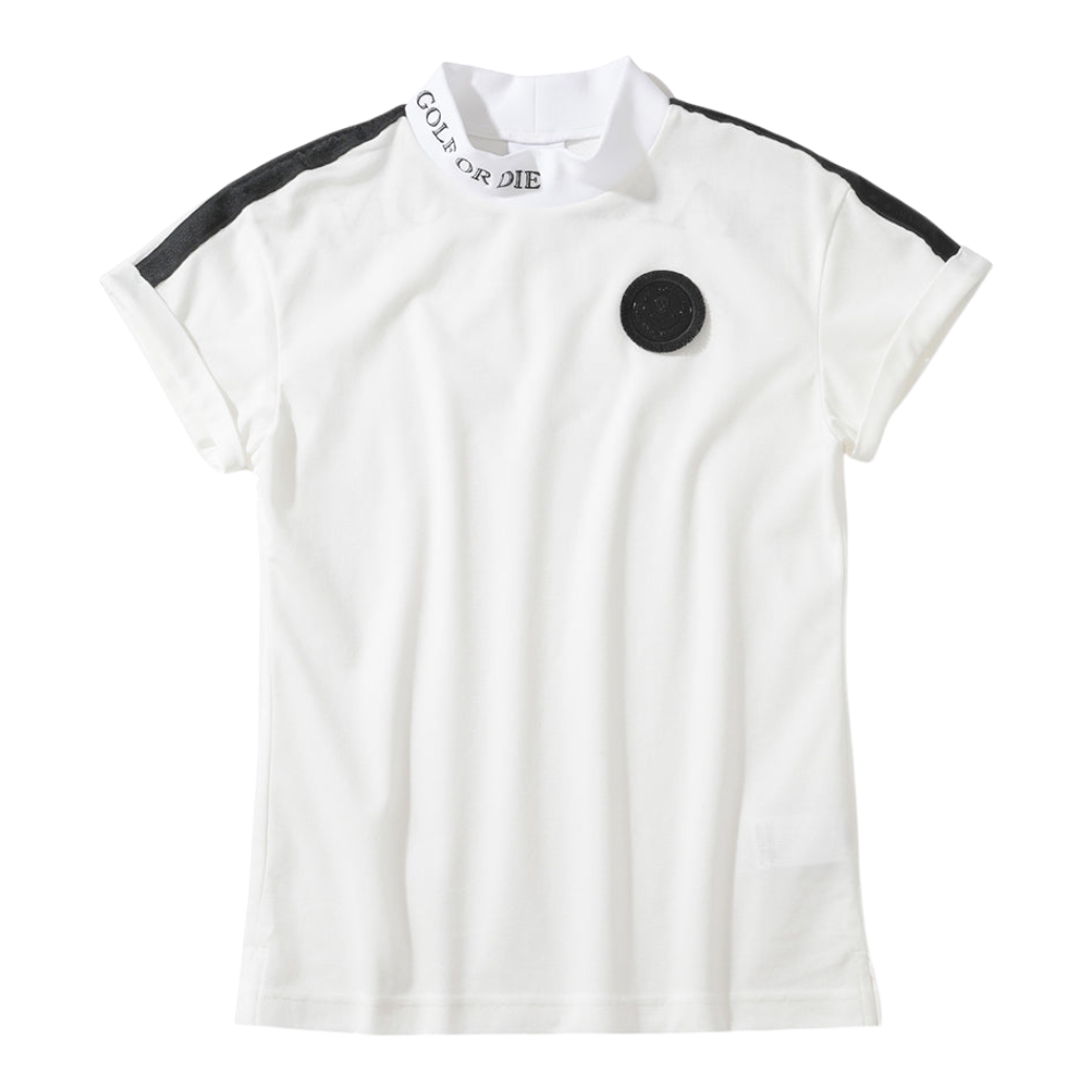 【MARK&LONA】Eve Mock Tee Tシャツ レディース モック WHITE(MAL-MLW4CAA01)