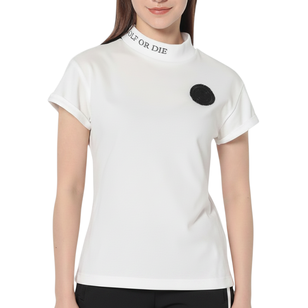 MARK＆LONA】Eve Mock Tee Tシャツ レディース モック WHITE（MAL