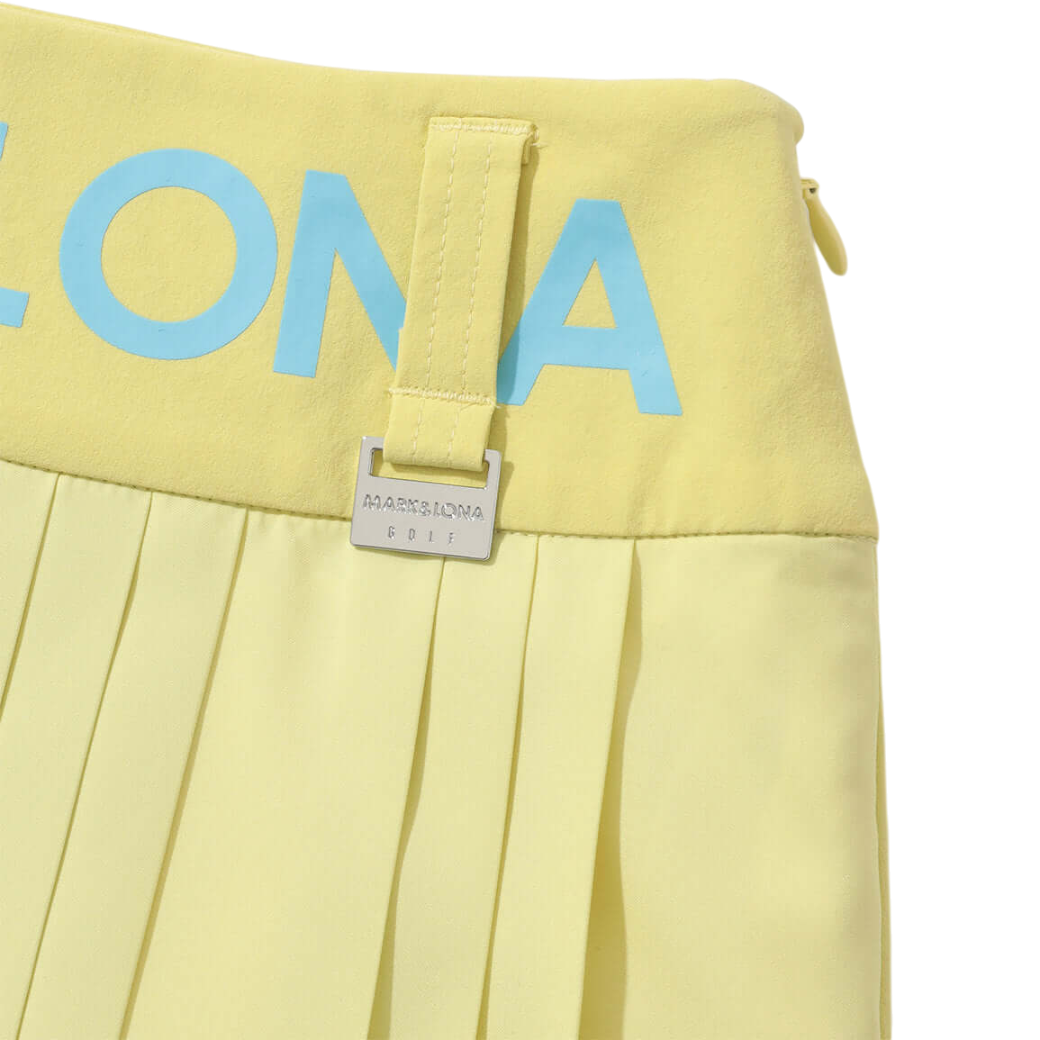 【MARK&LONA】Ever Motion Swing Skirt スカート YELLOW(MAL-MLW5AAE04)