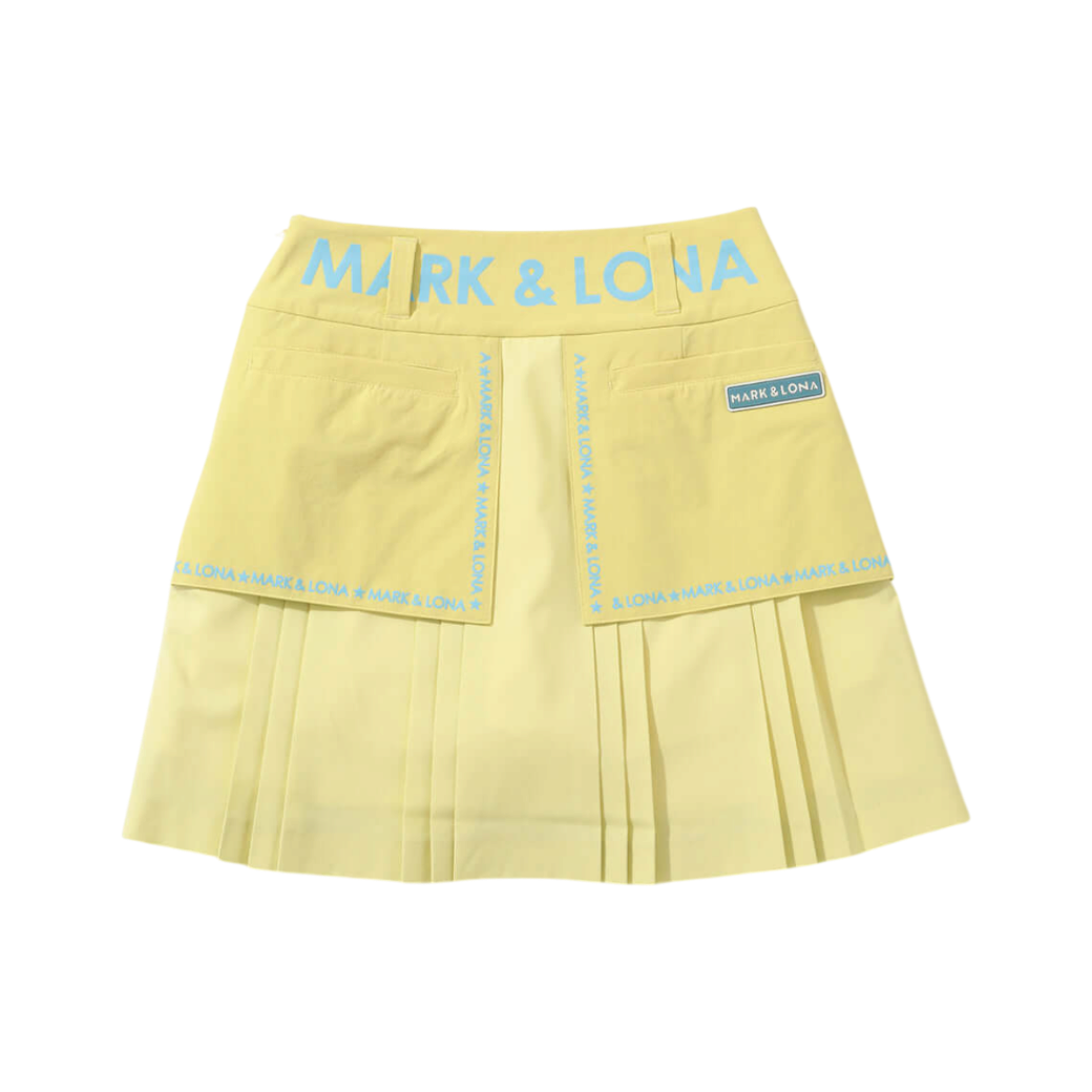 【MARK&LONA】Ever Motion Swing Skirt スカート YELLOW(MAL-MLW5AAE04)