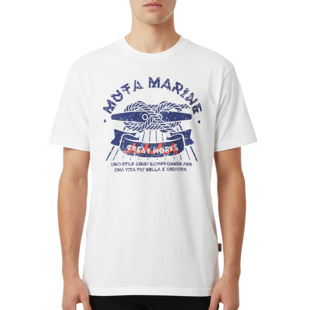 【muta】CREAT WORKS Tシャツ ホワイト S M(MUT-MMAX-434343)