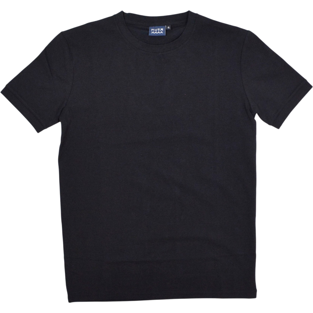 【muta】FLOCKY BLUE MONDAY Tシャツ ブラック S M(MUT-MMAX-434351)