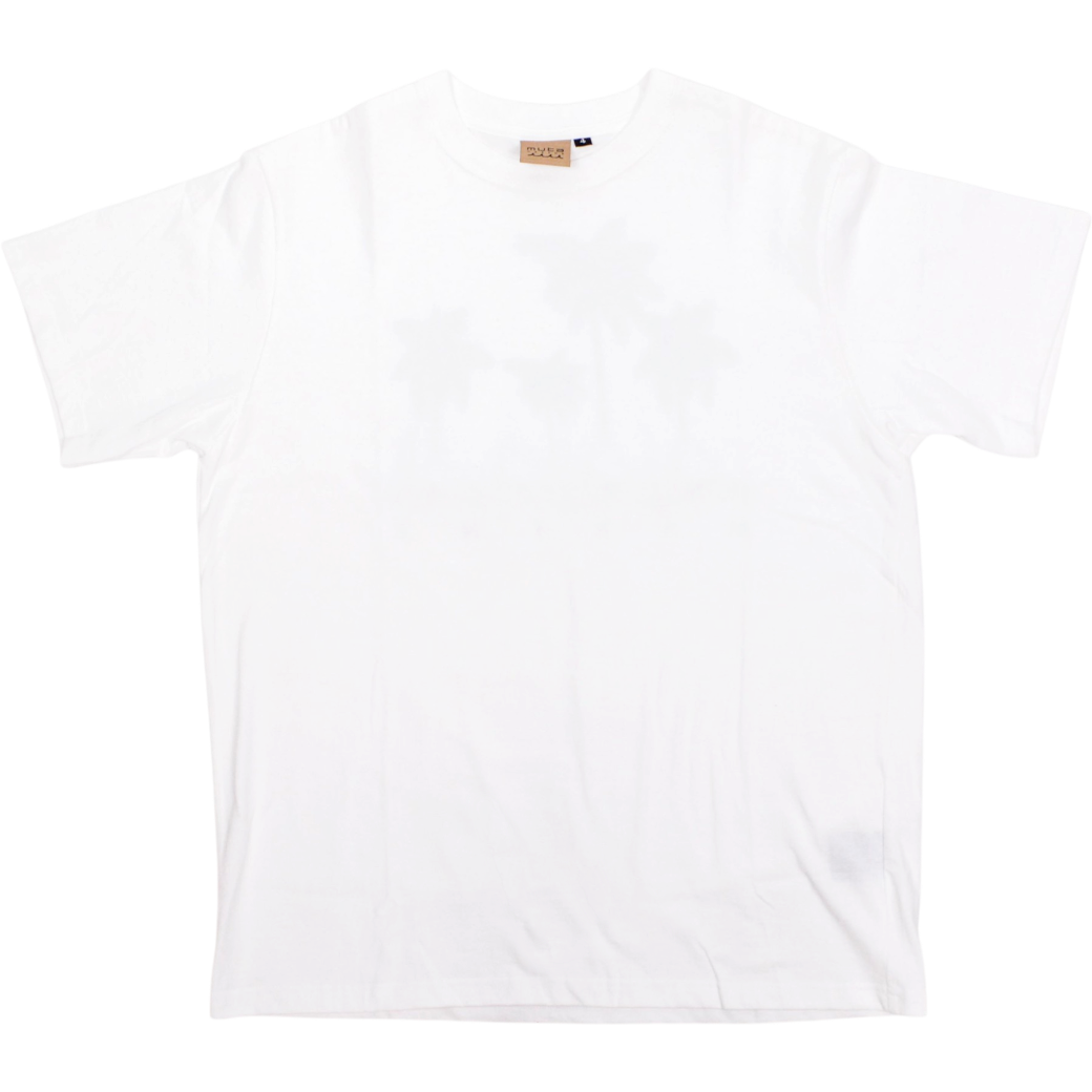 【muta】バックパームツリー Tシャツ ホワイト S(MUT-MMAX-434376-WH)