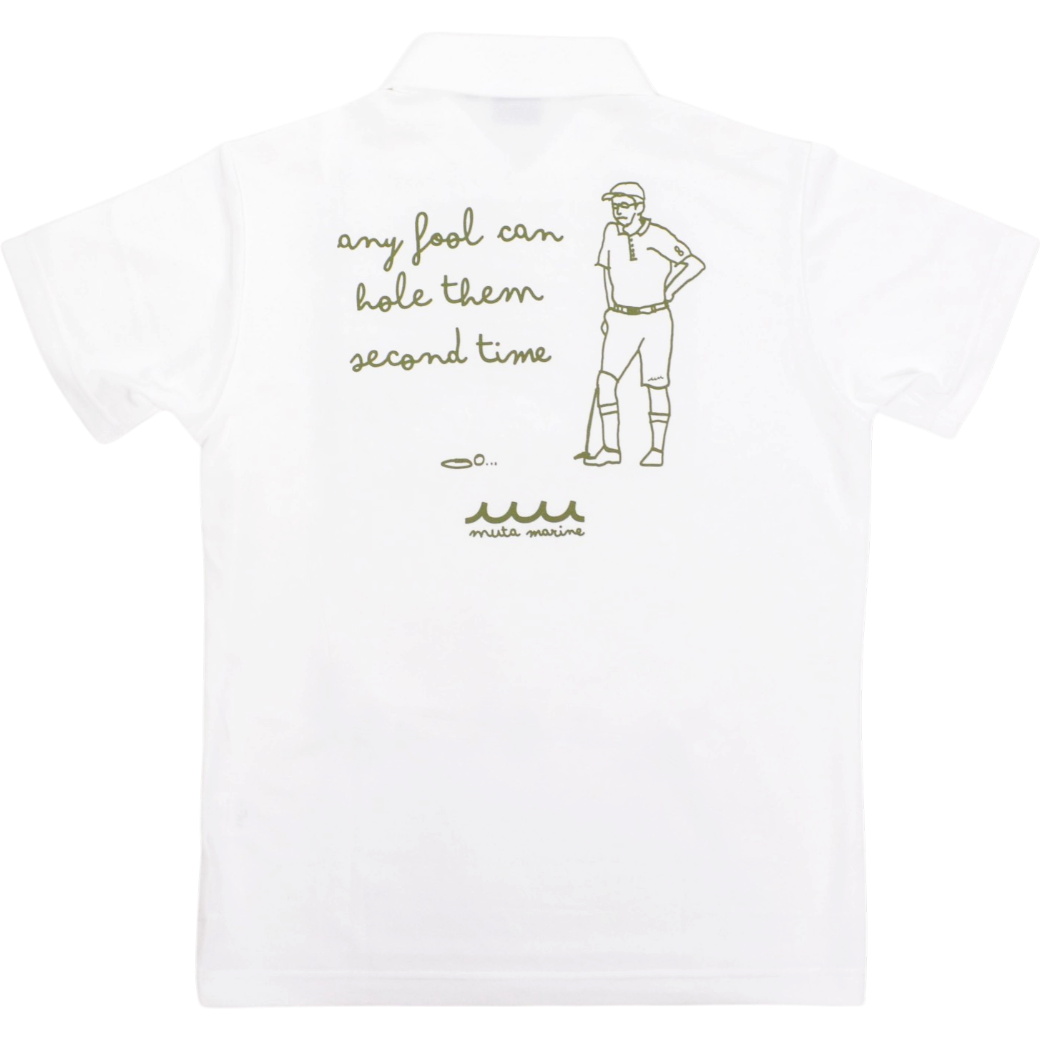 【muta】UNCLE ポロシャツ ホワイト M(MUT-MMAX-446323)