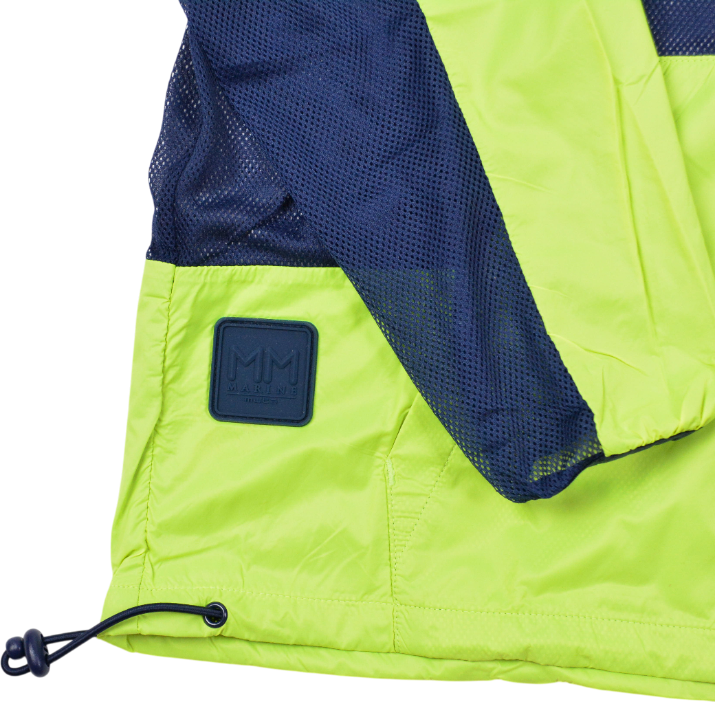 【muta】メッシュ切替 コンビネーションパーカー イエロー M L(MUT-MMBC190806)