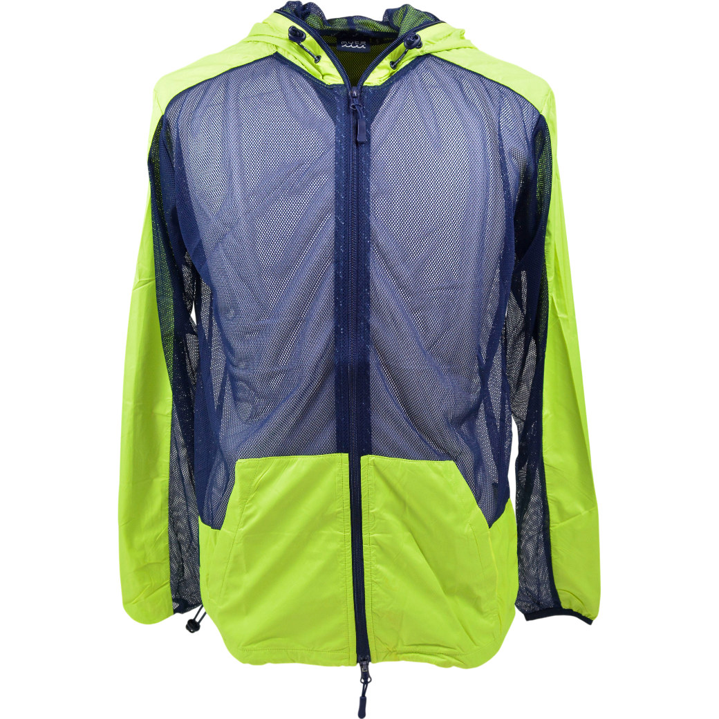 【muta】メッシュ切替 コンビネーションパーカー イエロー M L(MUT-MMBC190806)