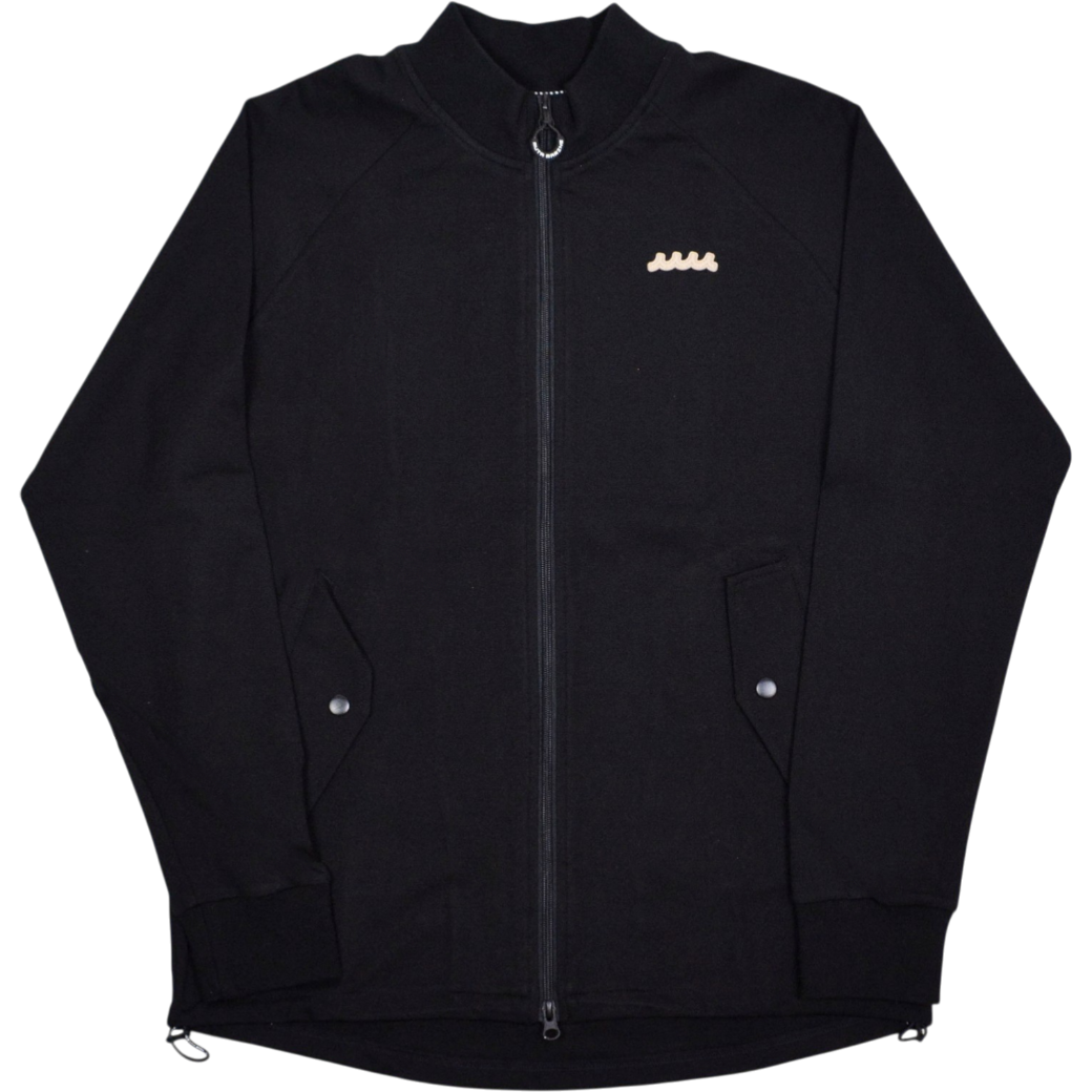 【muta】モックネック ポンチ素材 ブルゾン L ブラック(MUT-MMBC-191208)