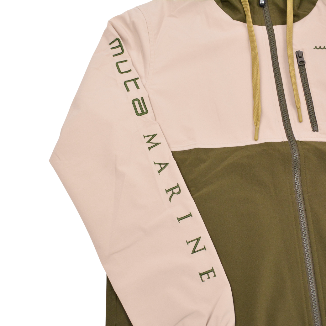 【muta】SOLOTEX®︎ Eco-Hybrid ストレッチジップパーカー ベージュ カーキ(MUT-MMMK443212)