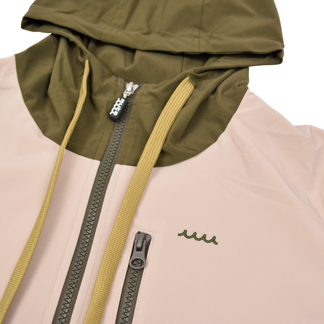 【muta】SOLOTEX®︎ Eco-Hybrid ストレッチジップパーカー ベージュ カーキ(MUT-MMMK443212)