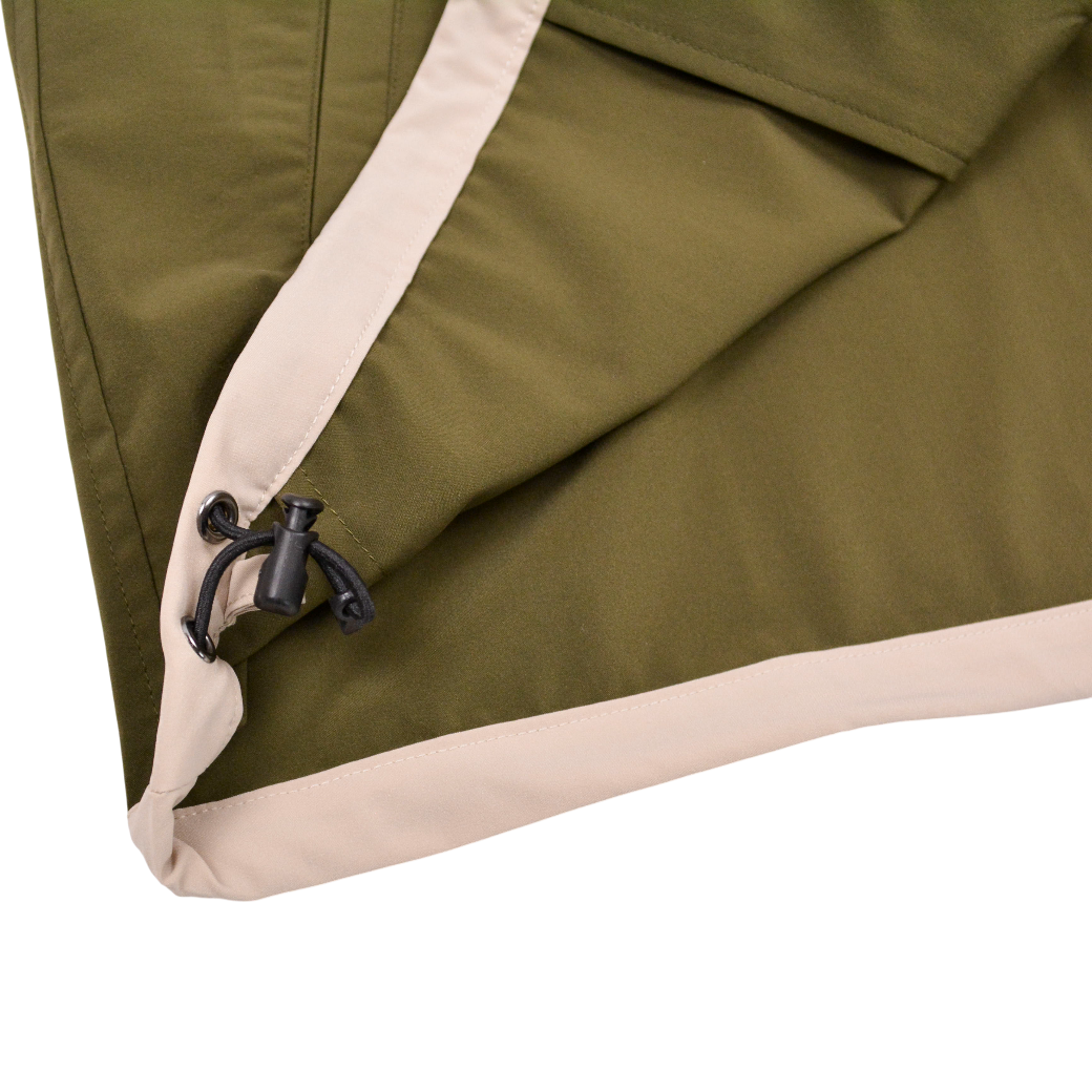 【muta】SOLOTEX®︎ Eco-Hybrid ストレッチジップパーカー ベージュ カーキ(MUT-MMMK443212)