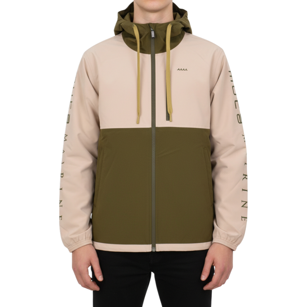 【muta】SOLOTEX®︎ Eco-Hybrid ストレッチジップパーカー ベージュ カーキ(MUT-MMMK443212)
