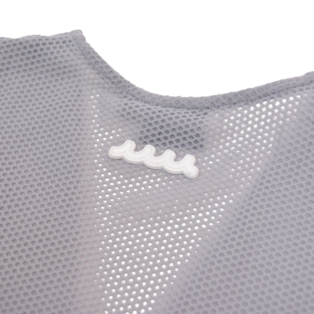 【muta】メッシュ ベスト グレー M L(MUT-MMBC180810)