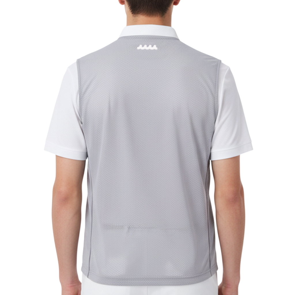 【muta】メッシュ ベスト グレー M L(MUT-MMBC180810)