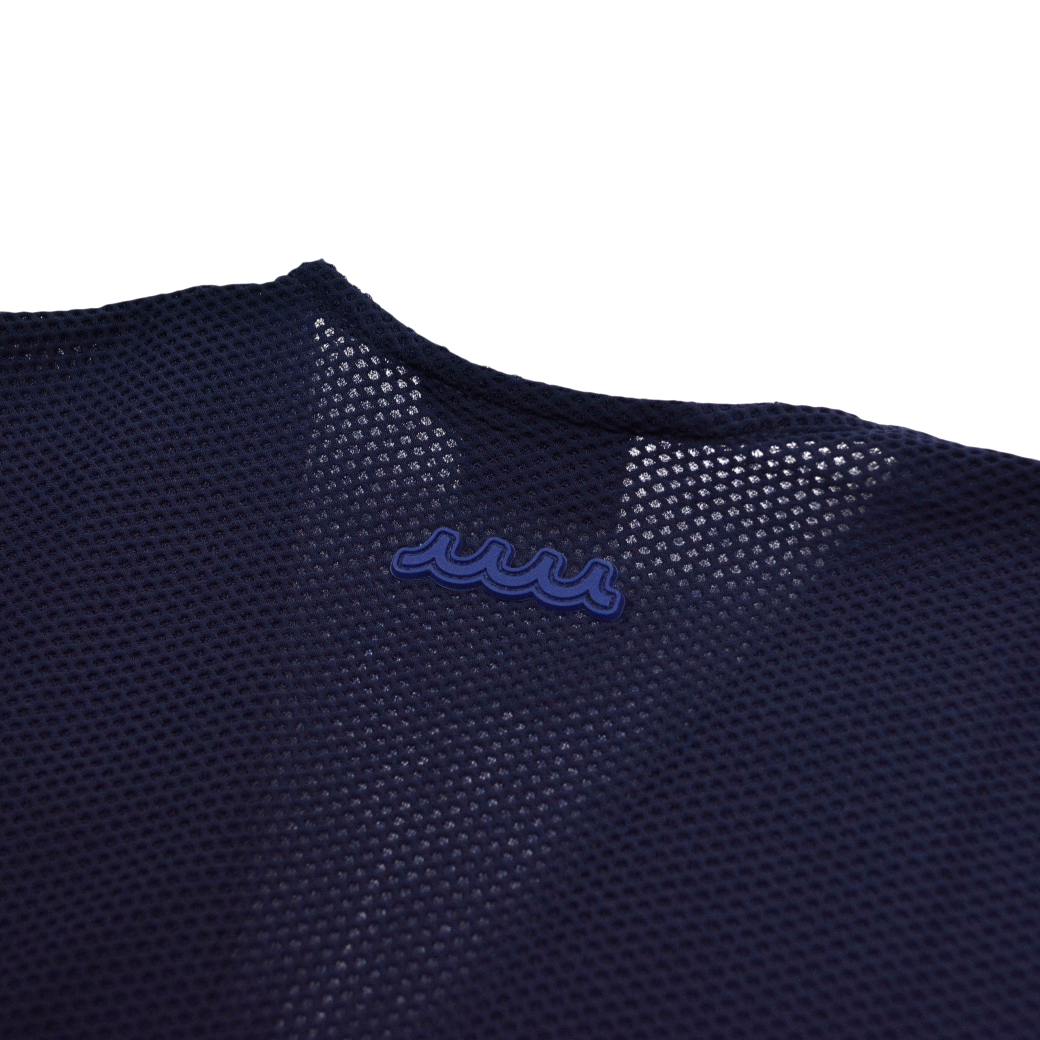 【muta】メッシュ ベスト ネイビー M L(MUT-MMBC180810)