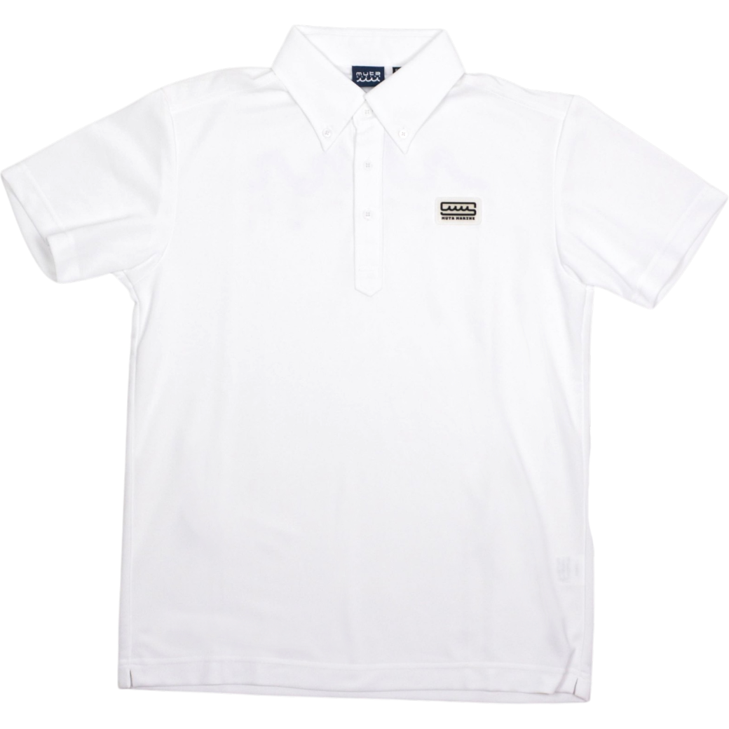 【muta】BACK TRICO WAVE ポロシャツ ホワイト L(MUT-MMAX446125)