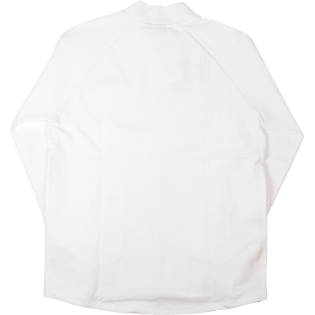 【muta】モックネック ポンチ素材 ブルゾン L ホワイト(MUT-MMBC-191208)