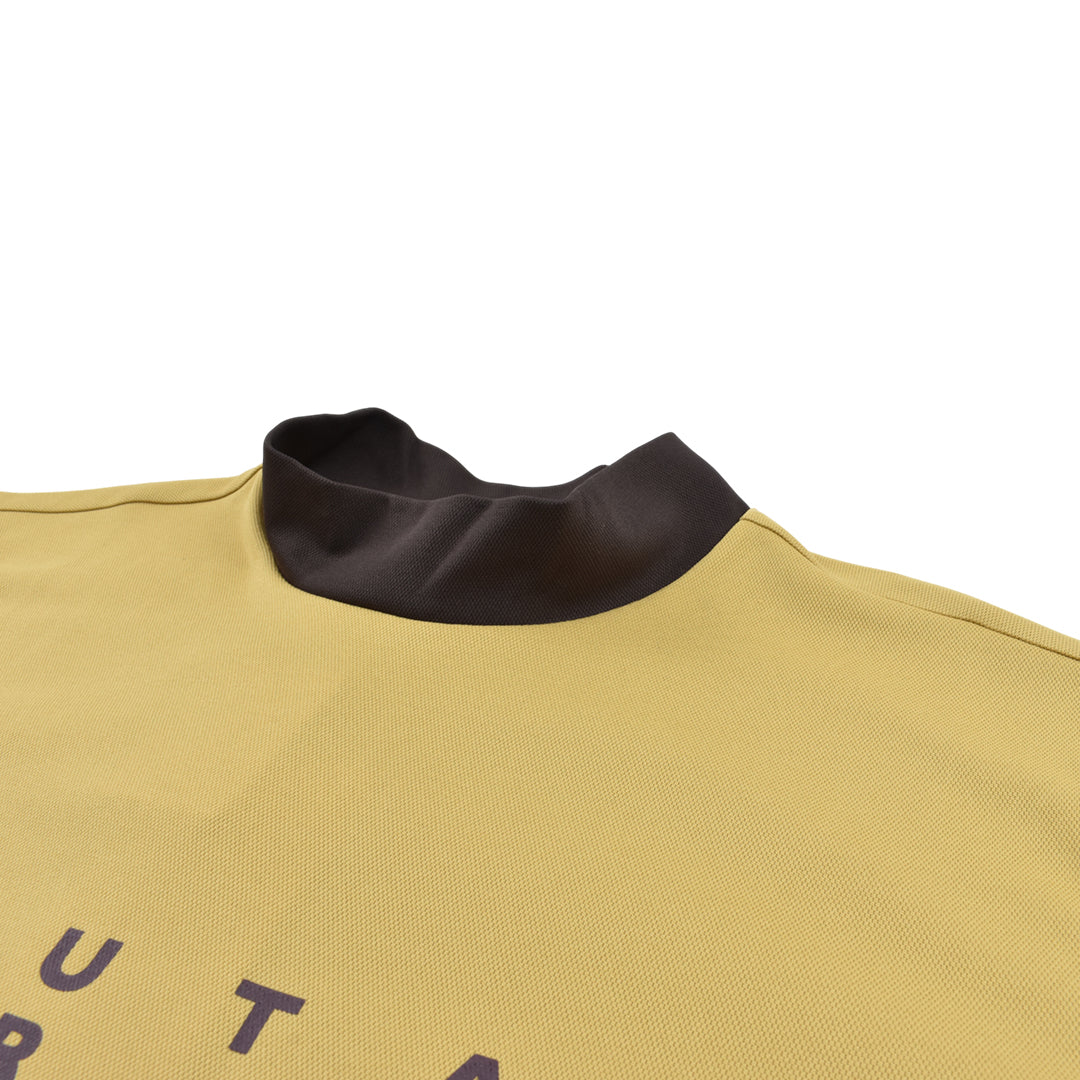 【MUTA】カノコ モックネックシャツ BEIGE メンズ S M L(MUT-MMMK446223)