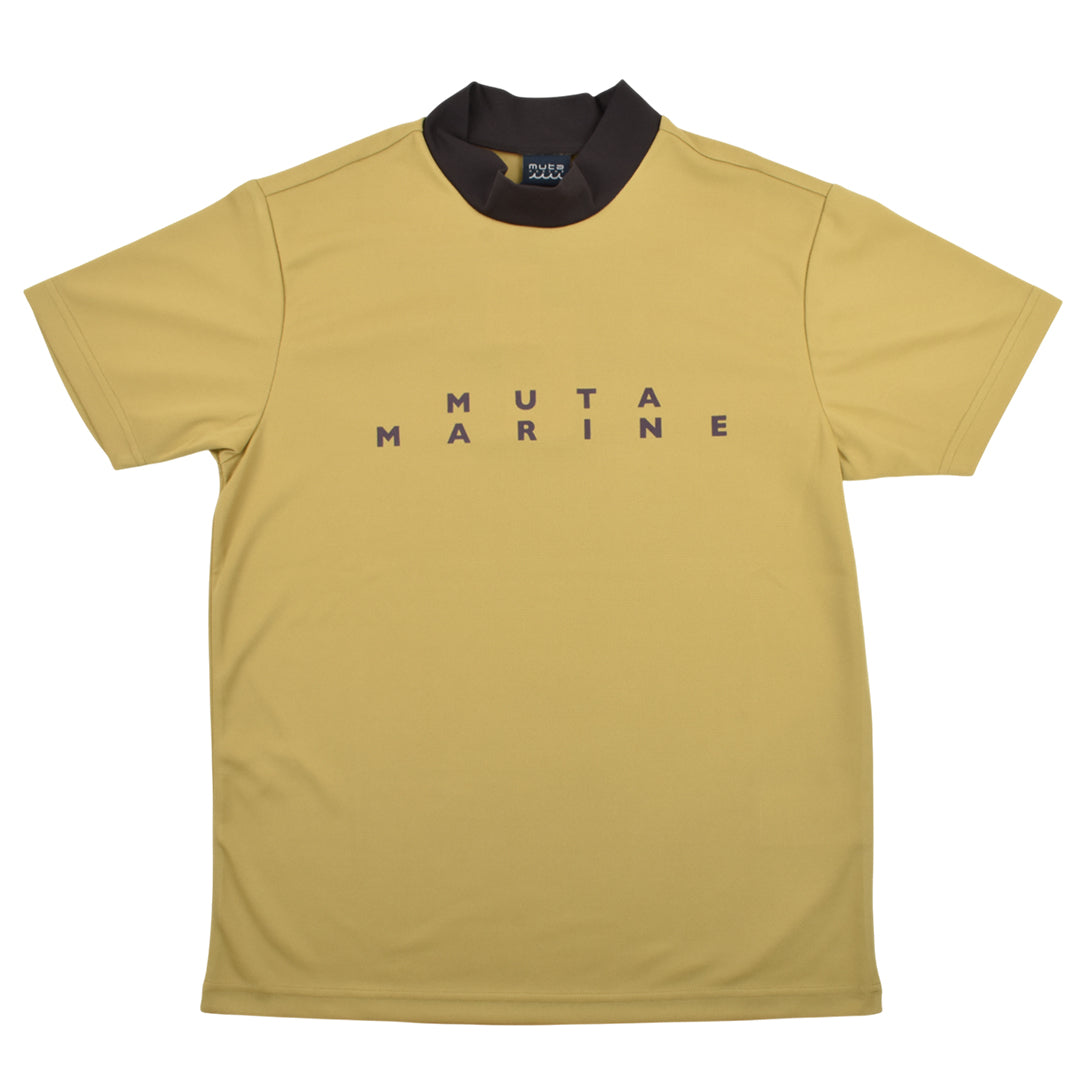 【MUTA】カノコ モックネックシャツ BEIGE メンズ S M L(MUT-MMMK446223)