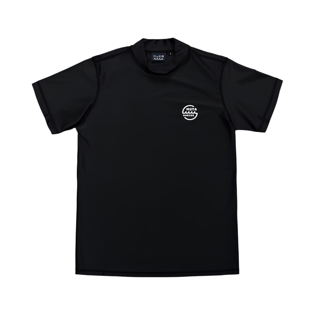 【MUTA】クールタッチ モックネックシャツ BLACK S (MUT-MMMK446206)
